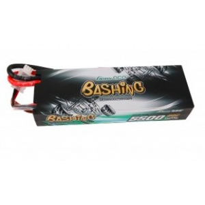 Gens ace 5500mAh 7.4V 2S1P 60C Hardcase Lipo akumuliatorius automodeliui su  T-jungtimi