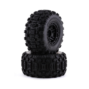 Traxxas Maxx Pre-Mounted Sledgehammer Tires w/17mm Wheels (Black) (2)