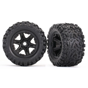 Tires & Wheels Talon EXT/Carbide Black 3.8" (2)