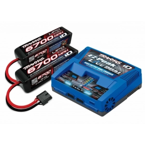 Traxxas 2997 Dual 2x 4S 6700mAh Lipo baterija w/EZ-Peak Live...