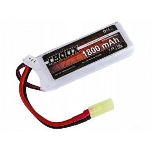 Redox 1800mAh 7.4V 2S 30C LiPo Baterija Mini-Tamiya
