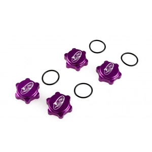 17mm Light covered wheel nut with l.s.for Kyosho/Mugen/Xray/Crono RS7/losi-purple