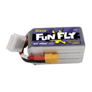 Tattu Funfly Series 1300mAh 22.2V 100C 6S1P Lipo Battery Pack with XT60 Plug