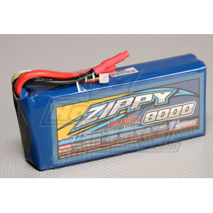 ZIPPY Flightmax 8000mAh 4S1P 30C Lipo akumuliatorius, viena celė mirusi