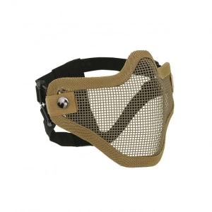 STEEL PROTECTIVE HALF FACE MASK V.1 - COYOTE [CS]