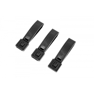 Set of 3 3" Polymer Buckles - black