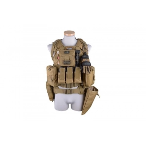 Cargo Pouch with Pocket - Tan