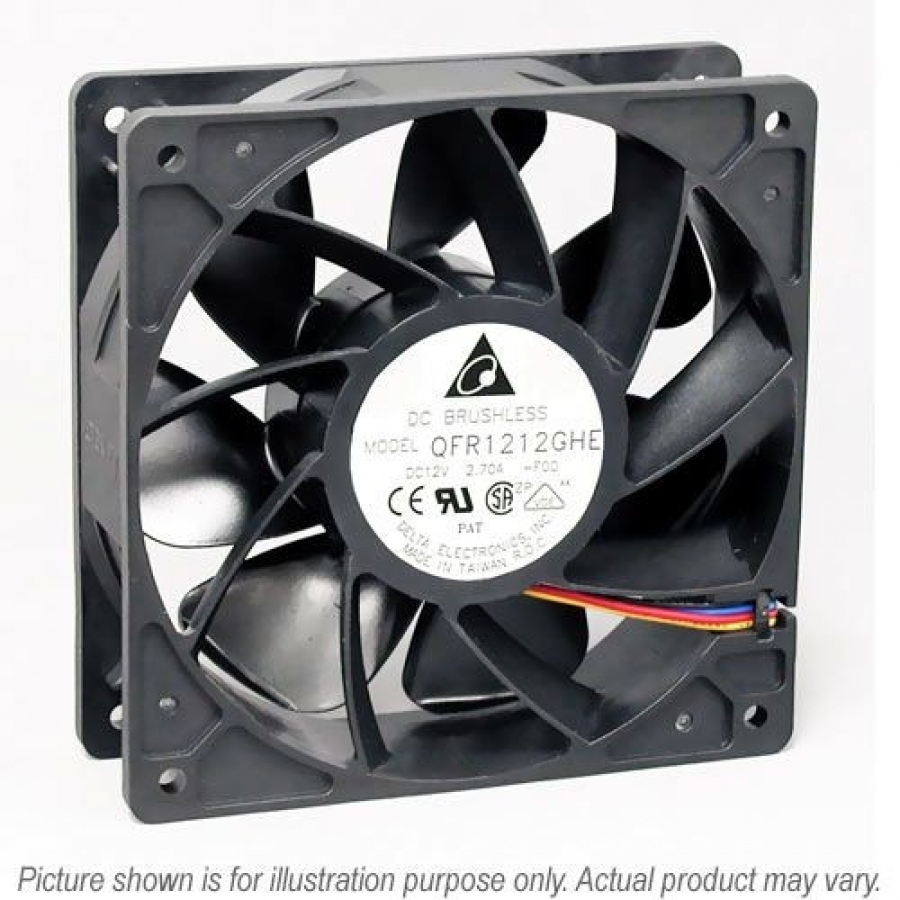 Original Delta QFR1212GHE 12VDC 2.7A 120x120x38mm 4-Pin Cooling Fan