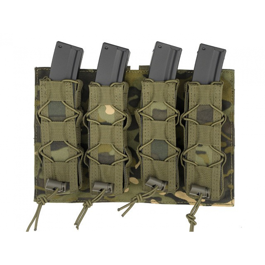 MOLLE SPEED QUAD MP5/SMG MAGAZINE POUCH - MT [8FIELDS]
