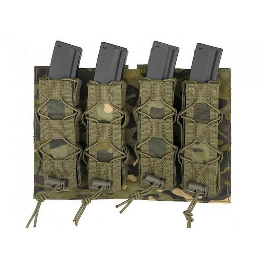 MOLLE SPEED QUAD MP5/SMG MAGAZINE POUCH - MT [8FIELDS]