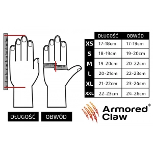 XL dydis Armored Claw Shield tactical gloves - olive