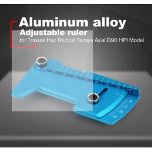 Foldable Alloy Adjustable Ruler Gauge Measure RC Car Height ...