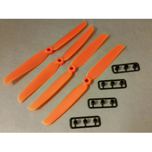 6x3 Gemfan Quadcopter propeleriai Oranžiniai (2xCW & 2xCCW) [188]