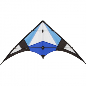 Rookie Aqua - Stunt Kite, age 8+, 60x120cm, incl. 20kp Polyester Line, 2x25m
