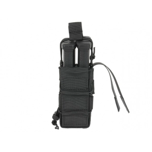 MOLLE DOUBLE RIFLE MAG SPEED POUCH - BLACK