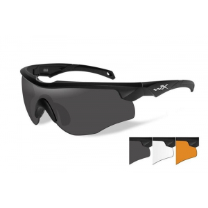 Wiley X® ROGUE Glasses - Grey/Clear/Lite Rust