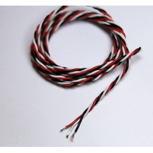 Susuktas 30-branduolių Futaba Style Servo laidas - 1 metras