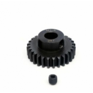 28T MOD 1 Pinion 8mm ašiai