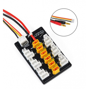1S 2S 3S 20A XT30 Plug Lipo baterijos nuoseklus krovimo blokas