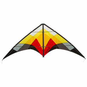 Salsa III Blaze - Stunt Kite, age 14+, 80x188cm, incl. 50kp Polyester Line 2x25m