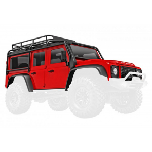 Body TRX-4M Land Rover Defender Red Complete