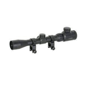 SCOPE 3-9X32E WITH HIGH MOUNTING RINGS [PCS]