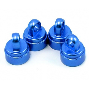 Traxxas Aluminum Ultra Shock Cap (Blue) (4)