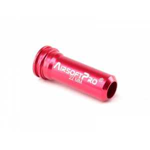 ALUMINUM NOZZLE WITH DOUBLE SEAL FOR M4 / M16 - 22 MM, LONG