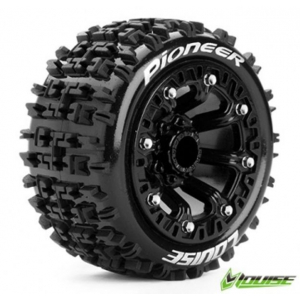 LouiseRC 3278SB Tire & Wheel ST-PIONEER 2,2" Black Soft (2)