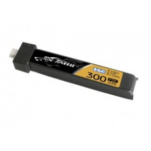 Tattu 300mAh 3.8V 75C 1S1P HV Lipo Battery with BT 2.0 plug for Beta Meteor65/Meteor75